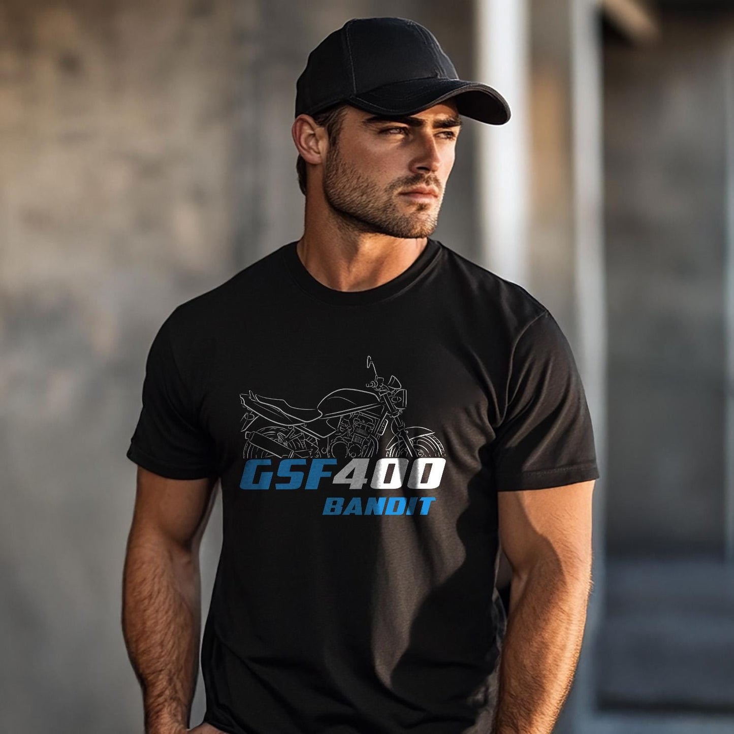 Suzuki GSF400 Bandit Inspired T-Shirt - Motorcycle Tee Shirt for Riders