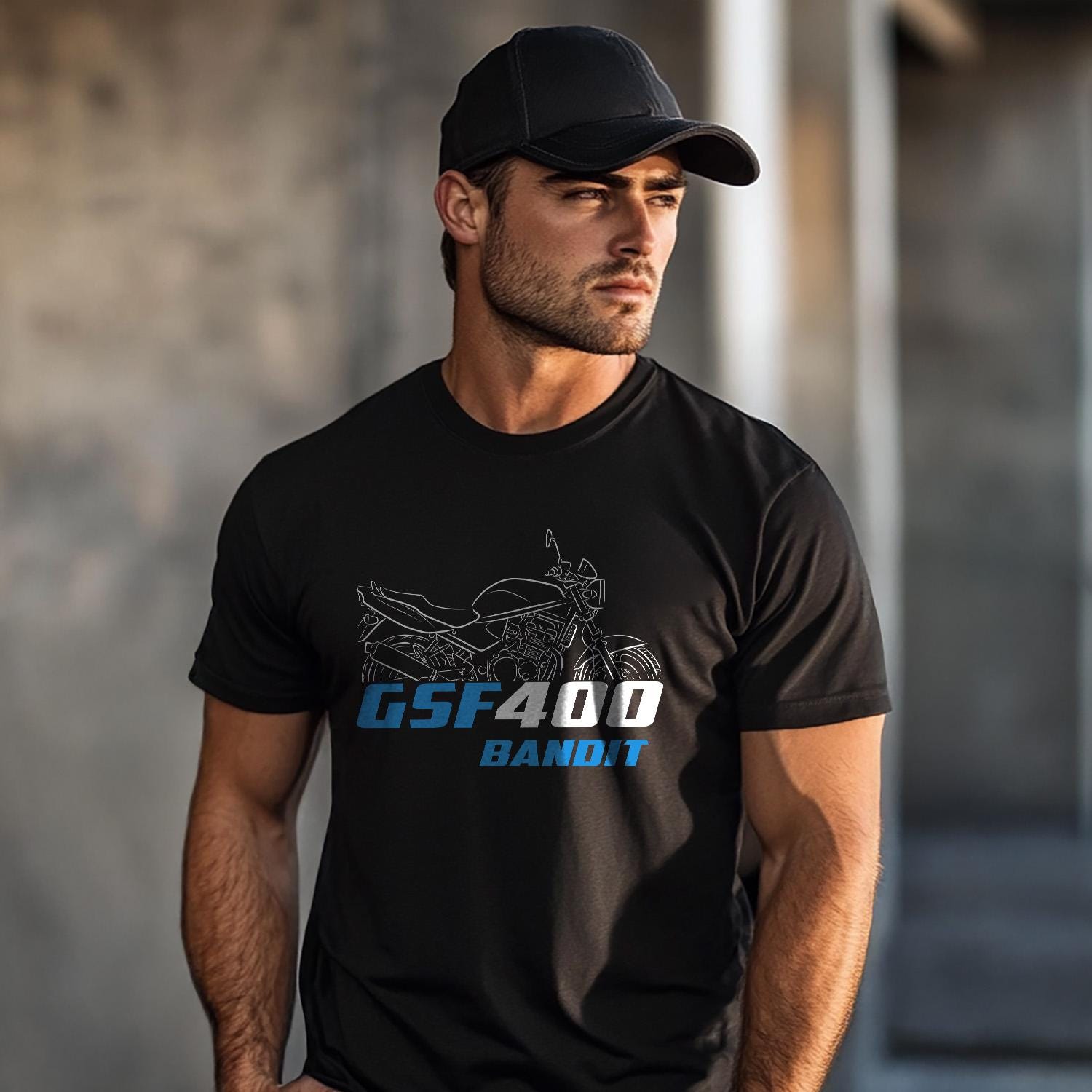 Suzuki GSF400 Bandit Inspired T-Shirt - Motorcycle Tee Shirt for Riders