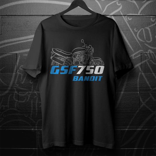 Suzuki GSF750 Bandit Inspired T-Shirt - Motorcycle Tee Shirt for Riders