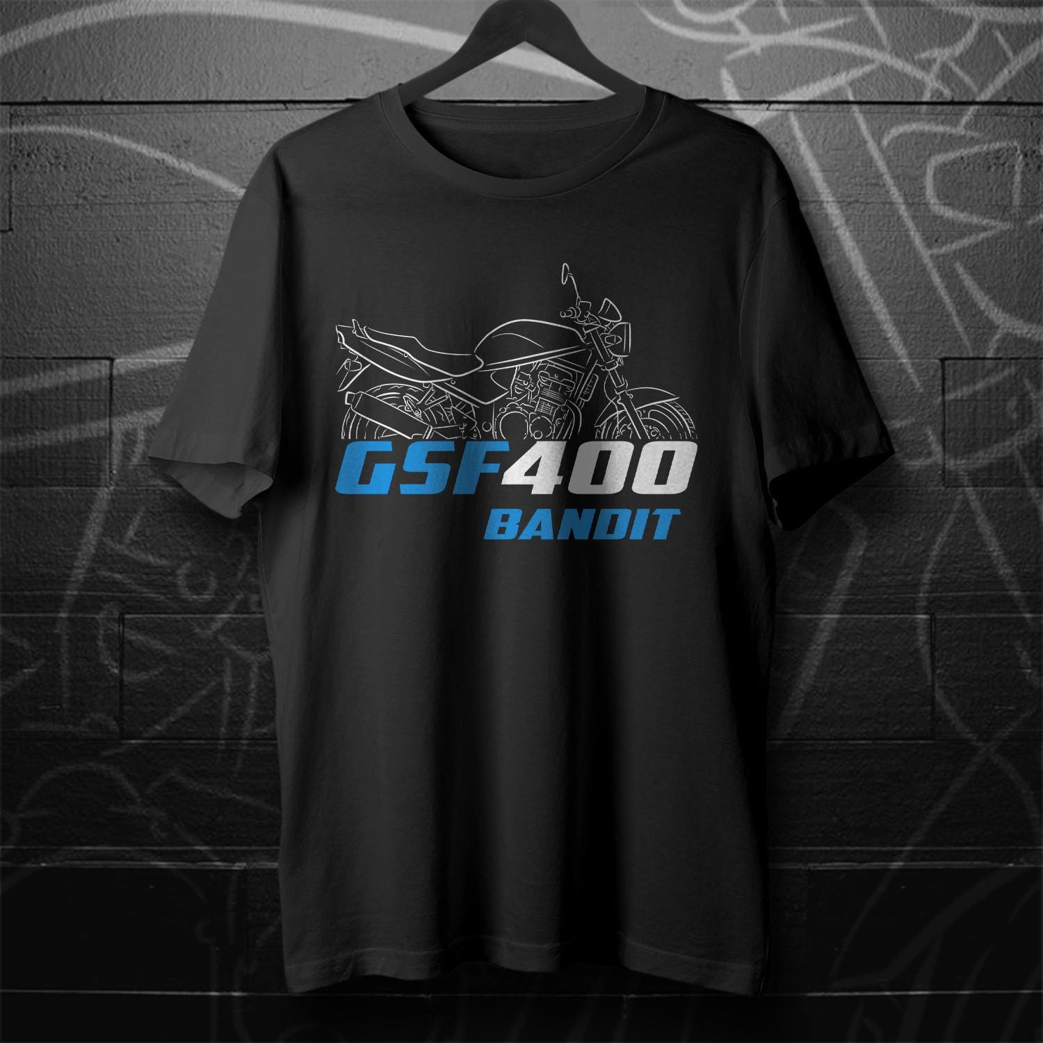 Suzuki GSF400 Bandit Inspired T-Shirt - Motorcycle Tee Shirt for Riders