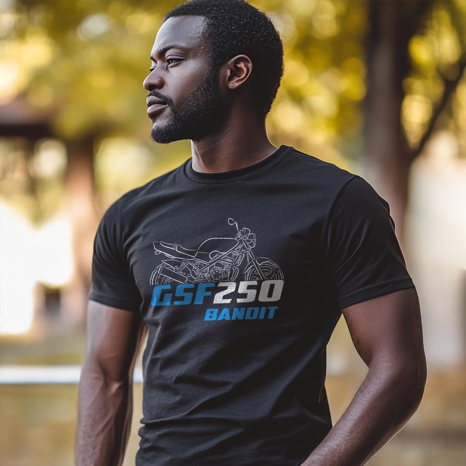 Suzuki GSF250 Bandit Inspired T-Shirt - Motorcycle Tee Shirt for Riders