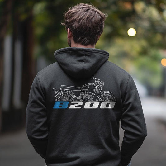 Suzuki B200 Inspired Hoodie - Motorcycle Sweatshirt for Riders