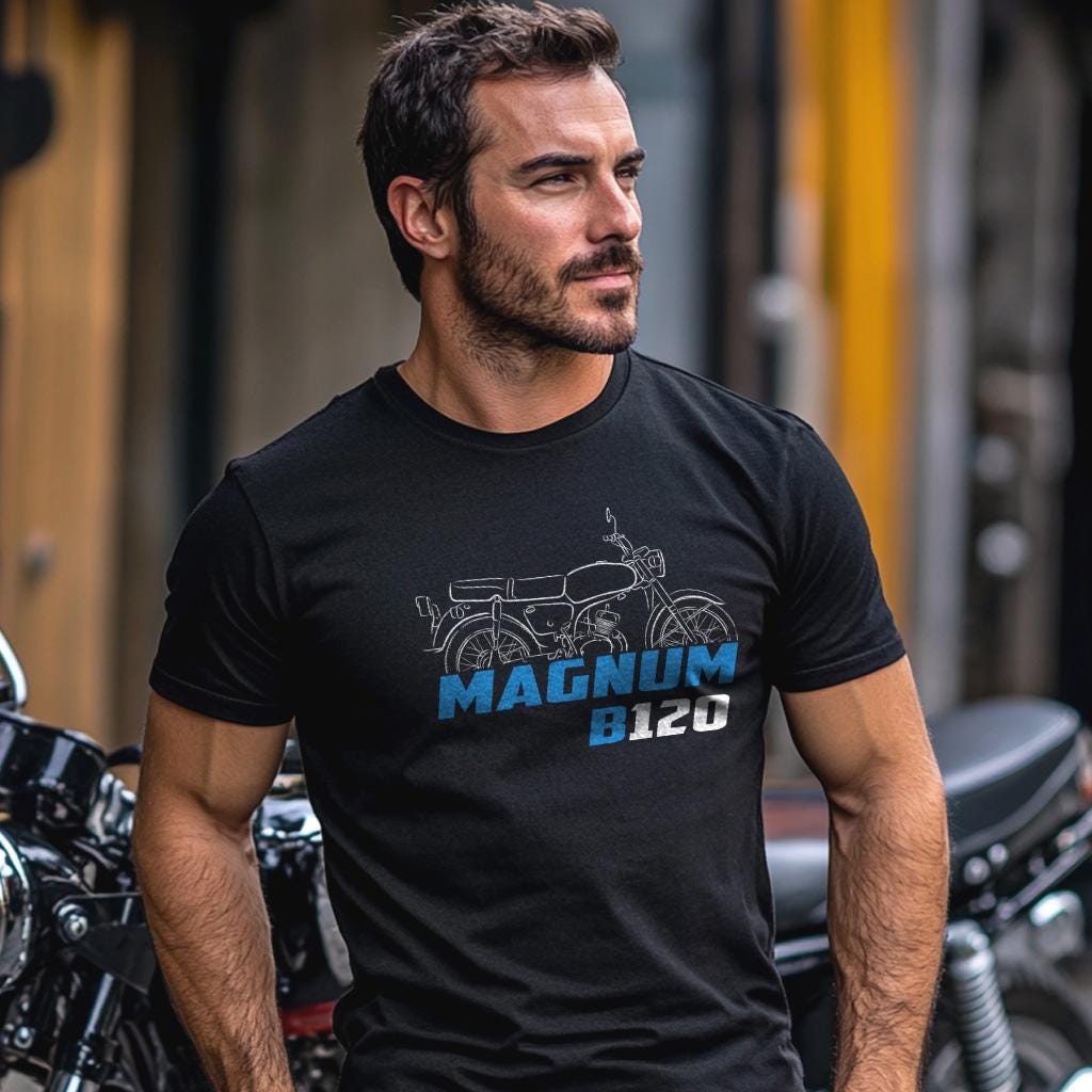 Suzuki B120 Magnum 1966 Inspired T-Shirt - Motorcycle Tee Shirt for Riders
