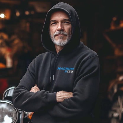 Suzuki B120 Magnum 1966 Inspired Hoodie - Motorcycle Sweatshirt for Riders