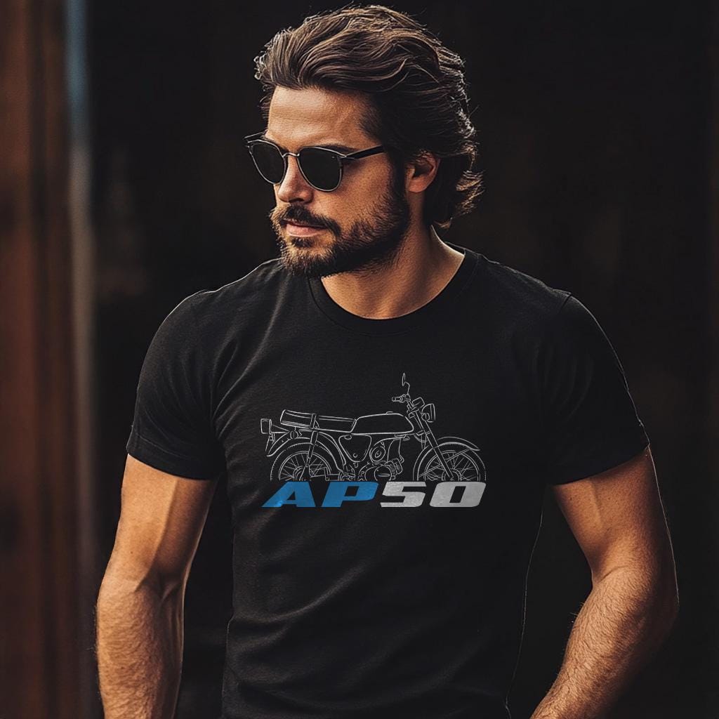 Suzuki AP50 1976 - 1979 Inspired T-Shirt - Motorcycle Tee Shirt for Riders
