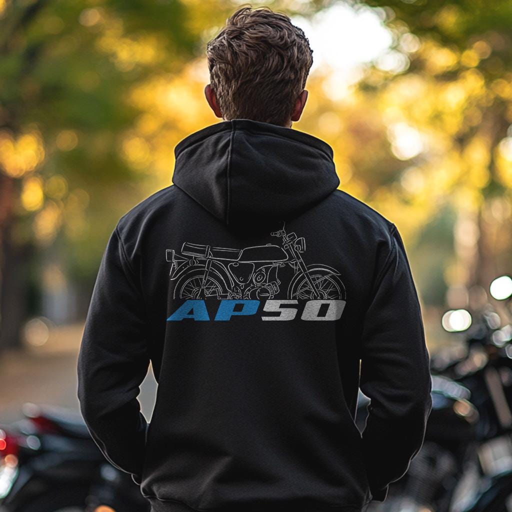 Suzuki AP50 1976 - 1979 Inspired Hoodie - Motorcycle Sweatshirt for Riders