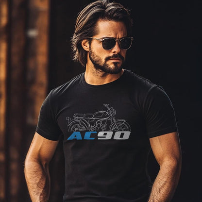 Suzuki AC90 1968 Inspired T-Shirt - Motorcycle Tee Shirt for Riders