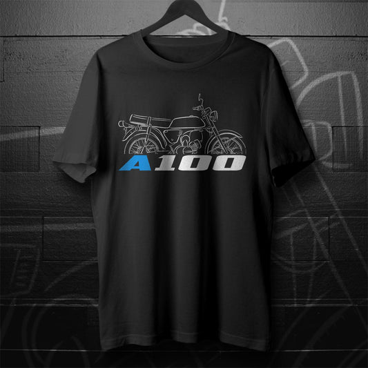 Suzuki A100 1966 - 1979 Inspired T-Shirt - Motorcycle Tee Shirt for Riders
