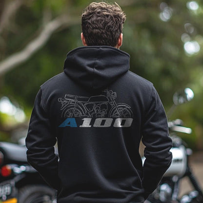 Suzuki A100 1966 - 1979 Inspired Hoodie - Motorcycle Sweatshirt for Riders