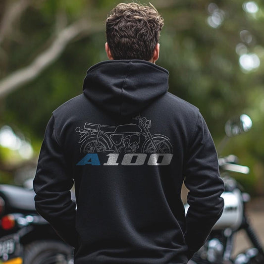 Suzuki A100 1966 - 1979 Inspired Hoodie - Motorcycle Sweatshirt for Riders