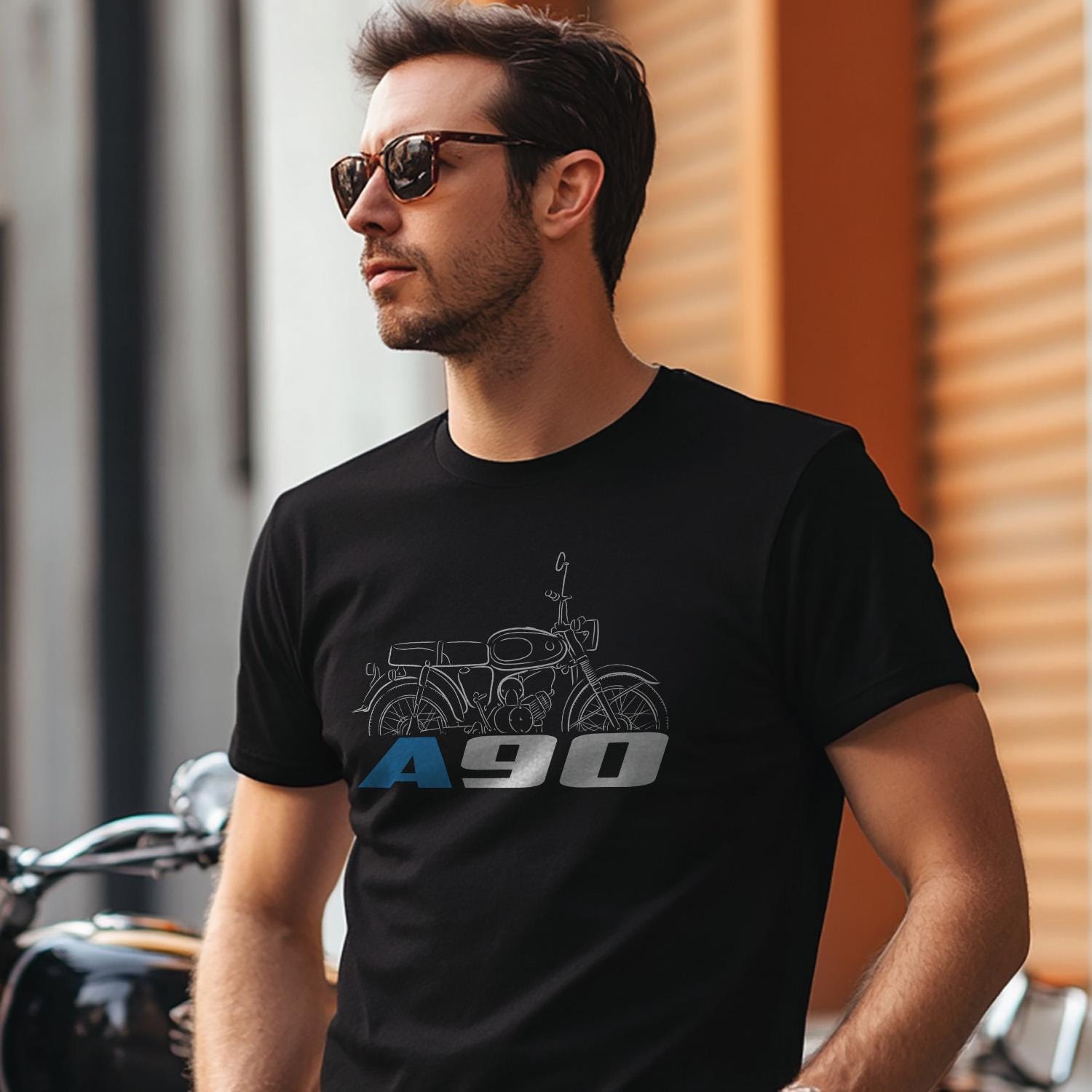 Suzuki A90 1966 - 1967 Inspired T-Shirt - Motorcycle Tee Shirt for Riders