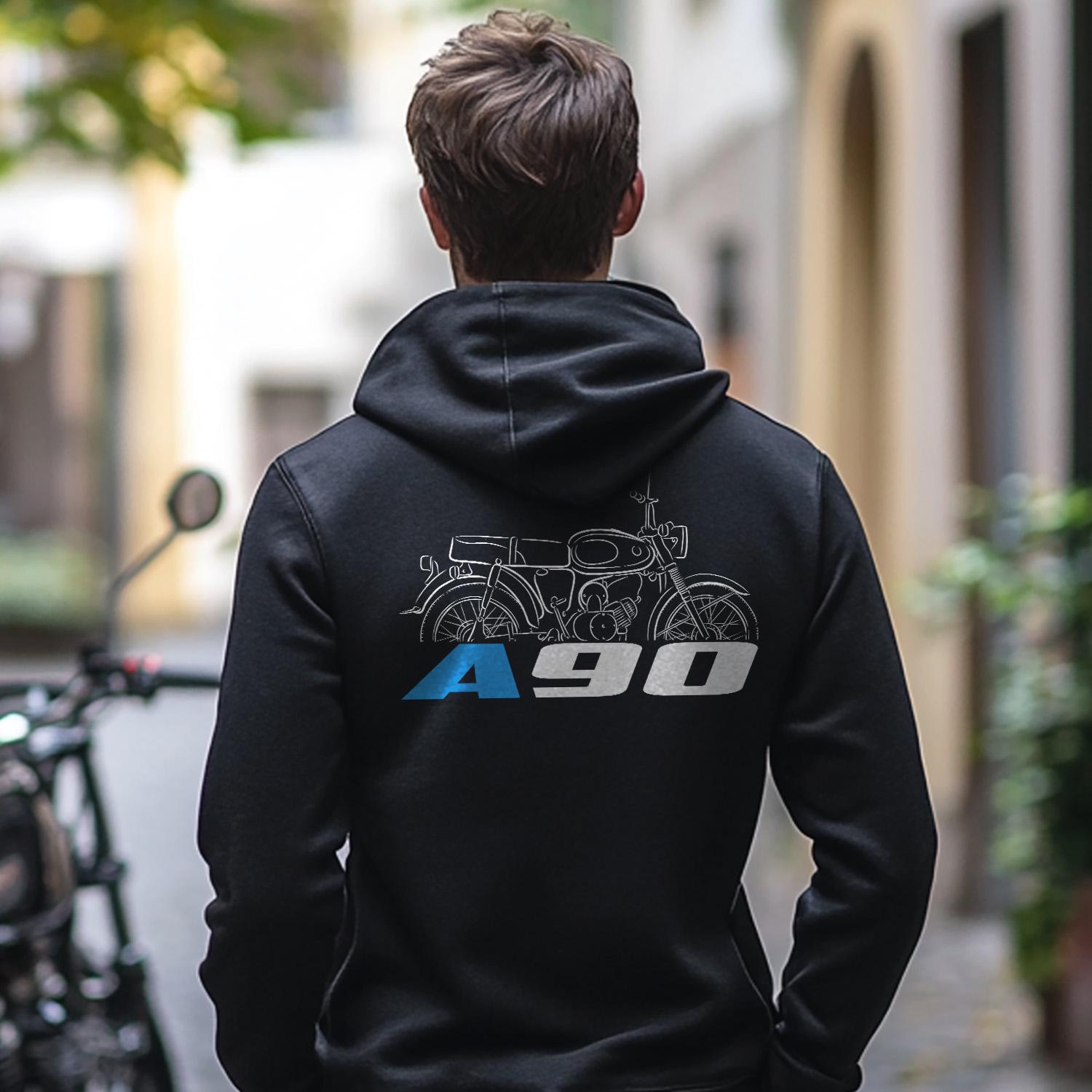 Suzuki A90 1966 - 1967 Inspired Hoodie - Motorcycle Sweatshirt for Riders