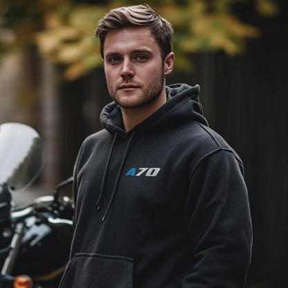 Suzuki A70 1969 - 1971 Inspired Hoodie - Motorcycle Sweatshirt for Riders