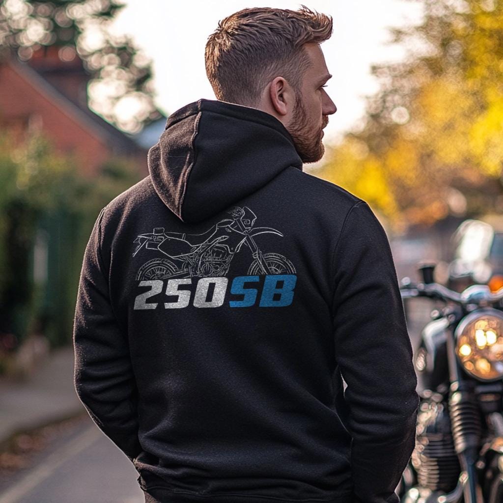 Suzuki 250SB Inspired Hoodie - Motorcycle Sweatshirt for Riders