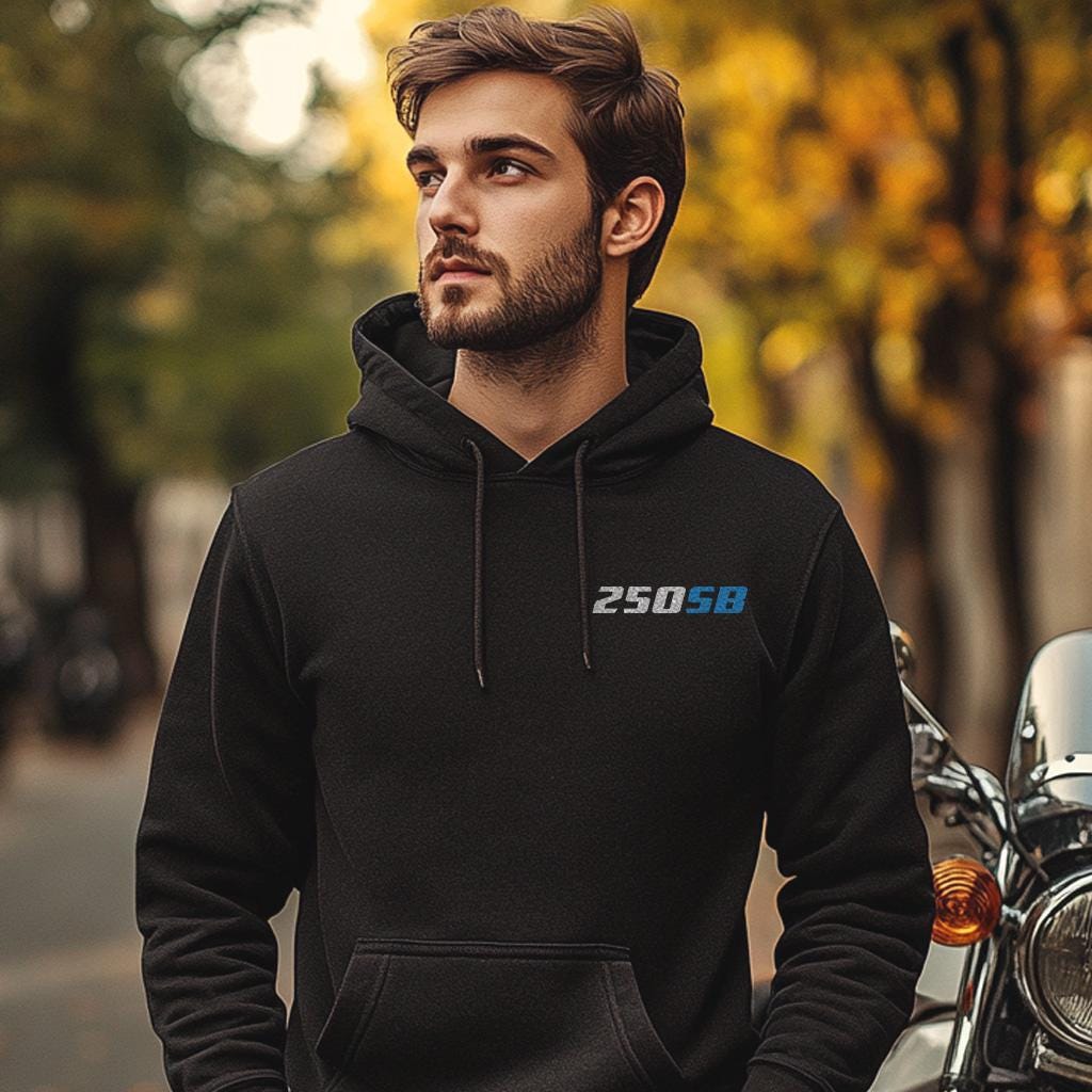 Suzuki 250SB Inspired Hoodie - Motorcycle Sweatshirt for Riders