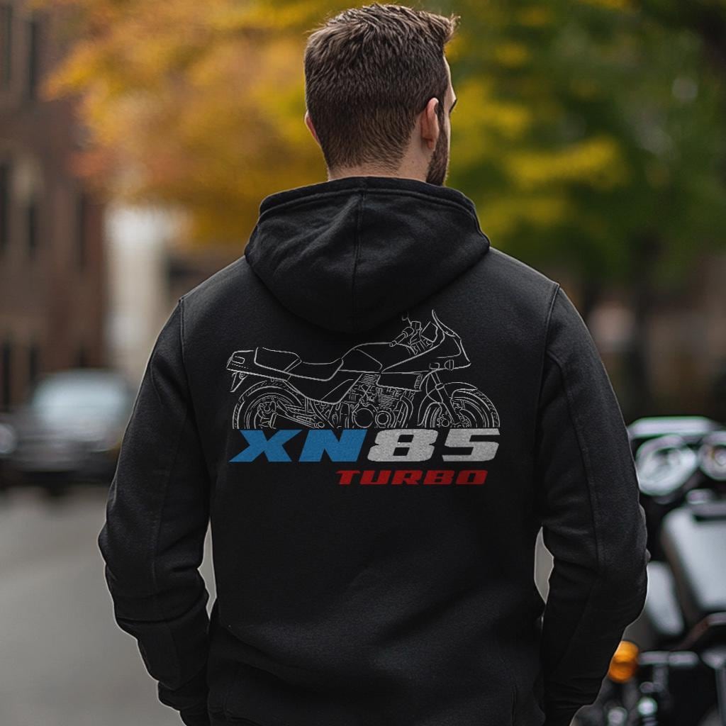 Suzuki XN85 Turbo Inspired Hoodie - Motorcycle Sweatshirt for Riders