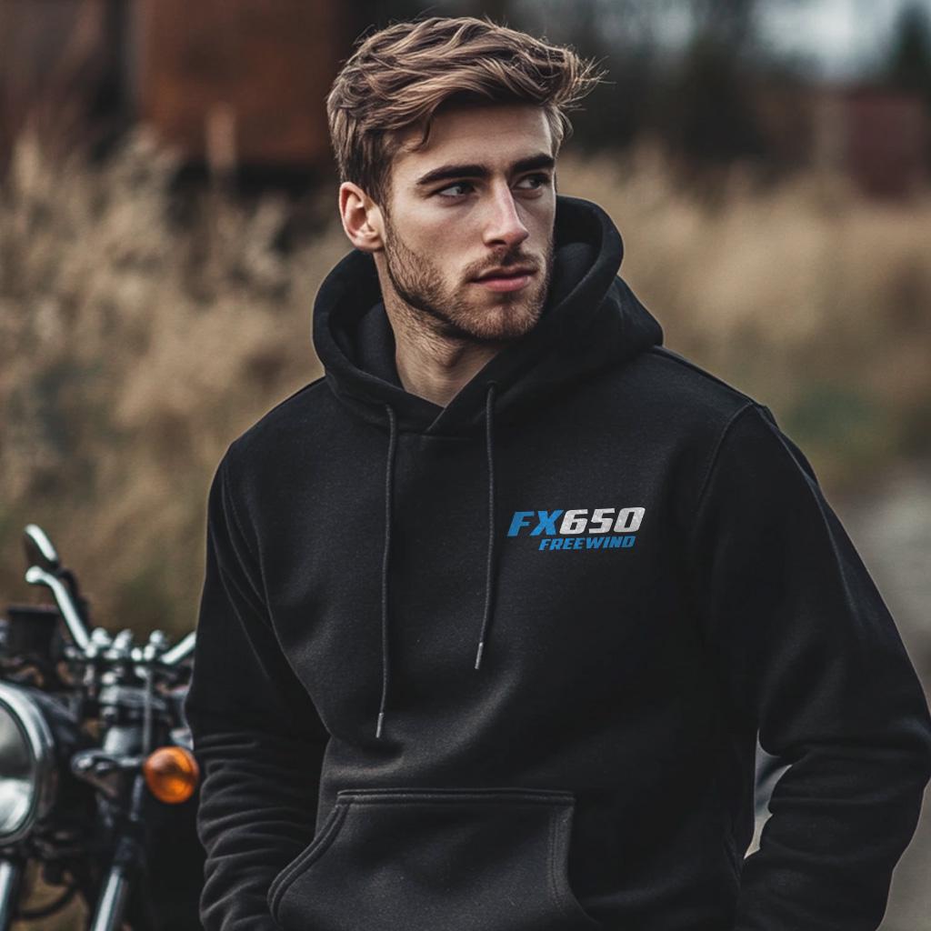 Suzuki XF650 Freewind Inspired Hoodie - Motorcycle Sweatshirt for Riders