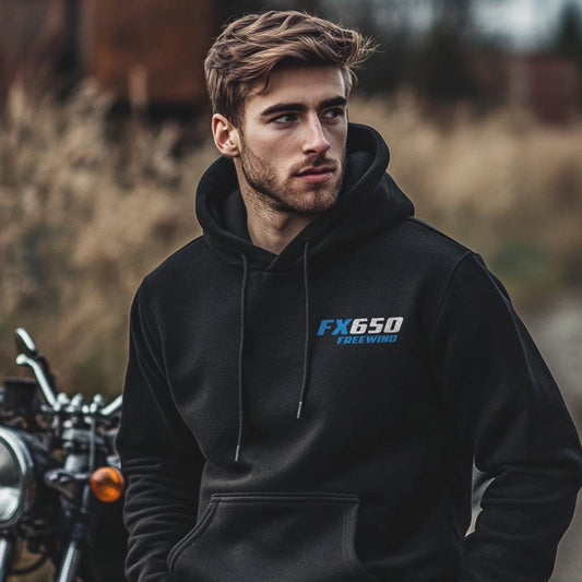 Suzuki XF650 Freewind Inspired Hoodie - Motorcycle Sweatshirt for Riders