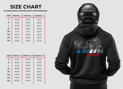 Suzuki XN85 Turbo Inspired Hoodie - Motorcycle Sweatshirt for Riders