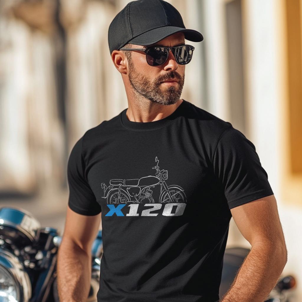 Suzuki X120 Inspired T-Shirt - Motorcycle Tee Shirt for Riders