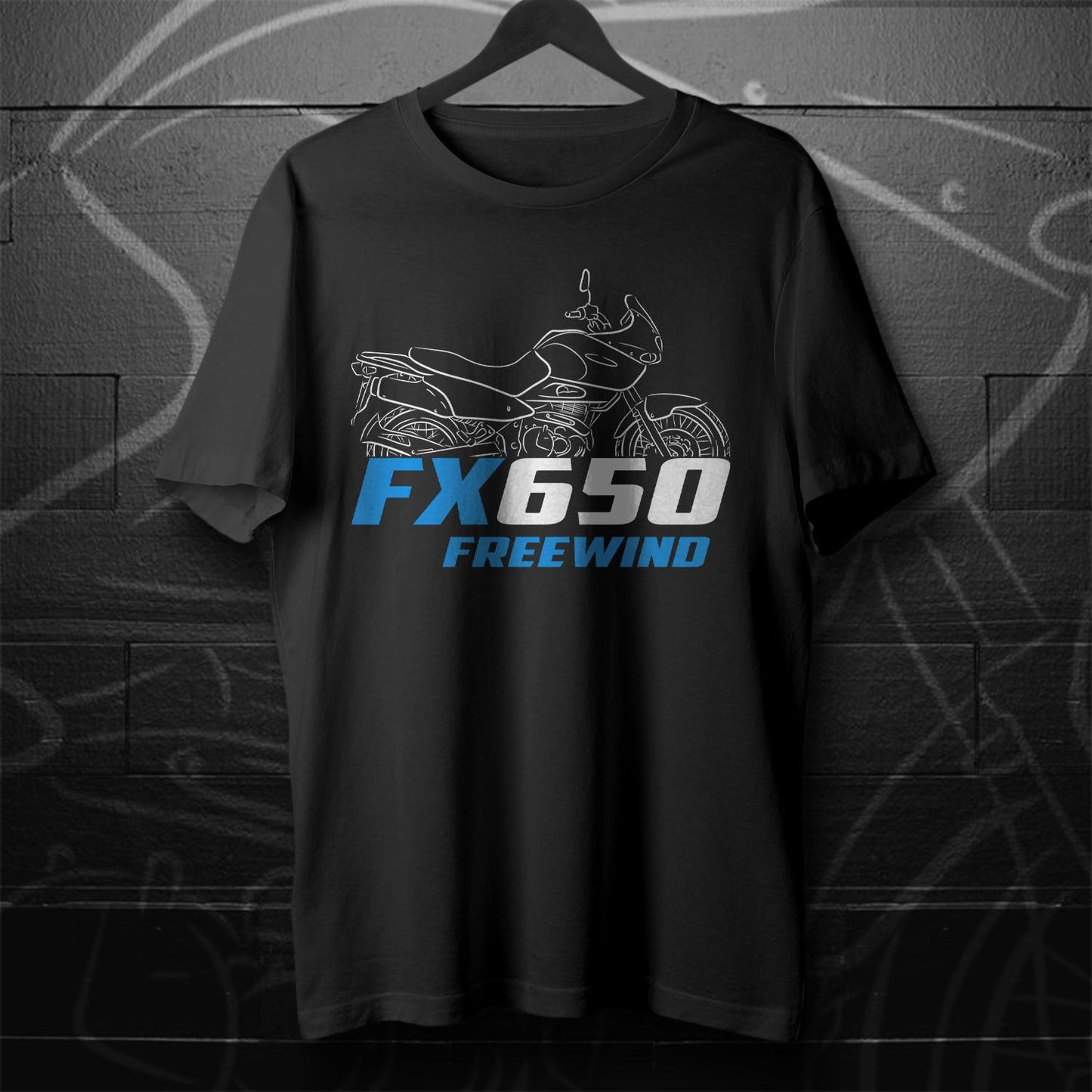 Suzuki XF650 Freewind Inspired T-Shirt - Motorcycle Tee Shirt for Riders