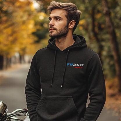 Suzuki TV250 Wolf Inspired Hoodie - Motorcycle Sweatshirt for Riders