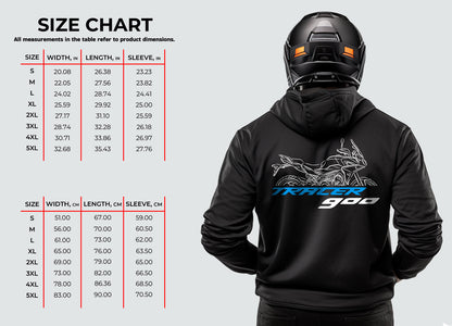 Yamaha Tracer 900 Hoodie - Motorcycle Sweatshirt for ADV Riders
