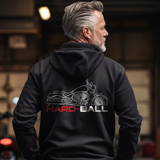 Victory Hard-Ball Hoodie - Motorcycle Sweatshirt for Bikers