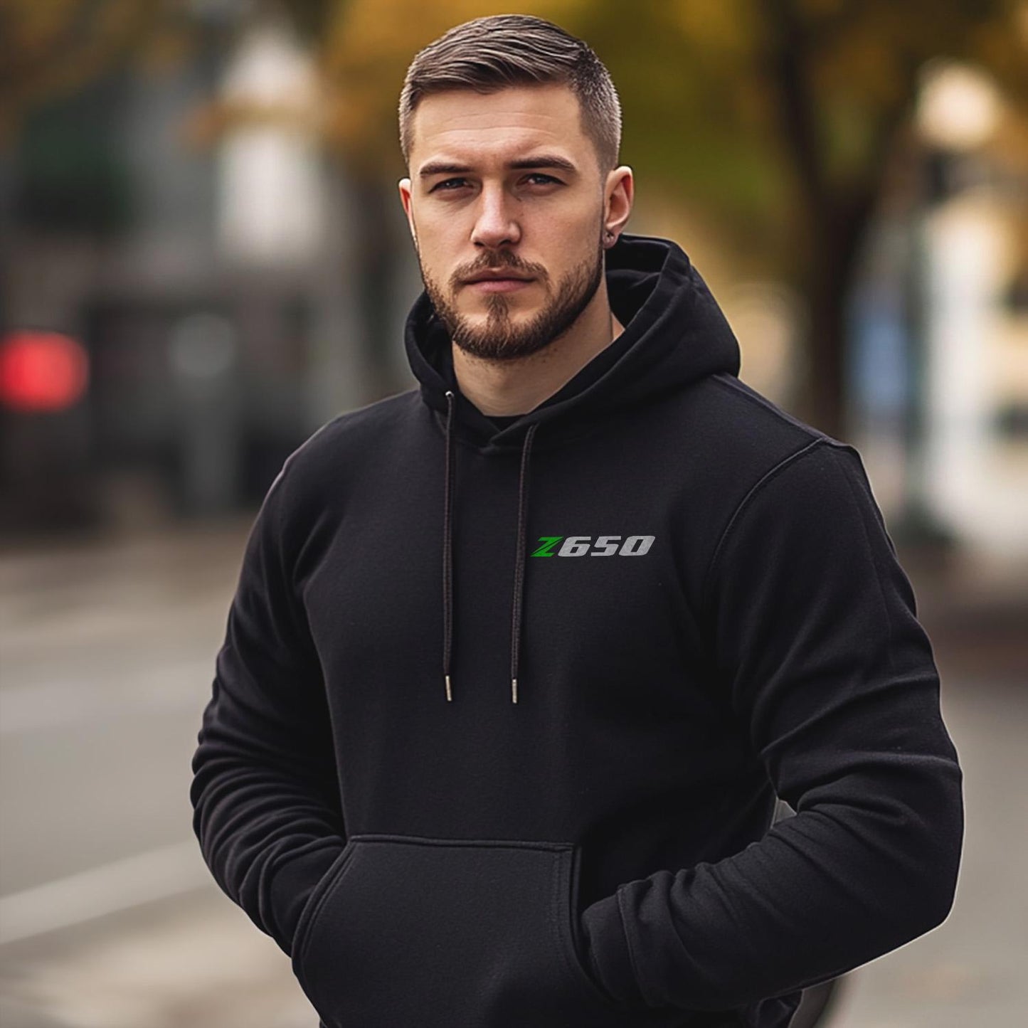 Kawasaki Z650 Inspired Hoodie - Motorcycle Sweatshirt for Riders