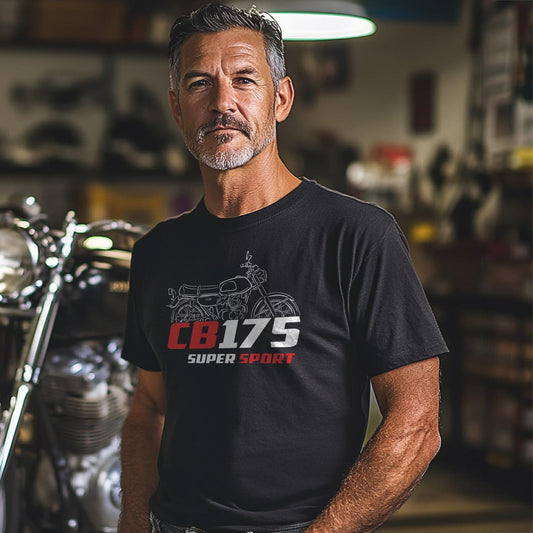 Honda CB175 Super Sport Inspired T-Shirt - Motorcycle Tee Shirt