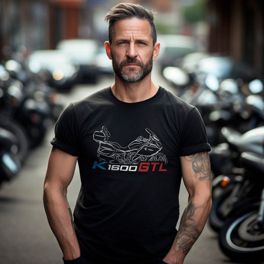 BMW K1600GTL T-Shirt - Motorcycle Tee Shirt for Motorrad Riders