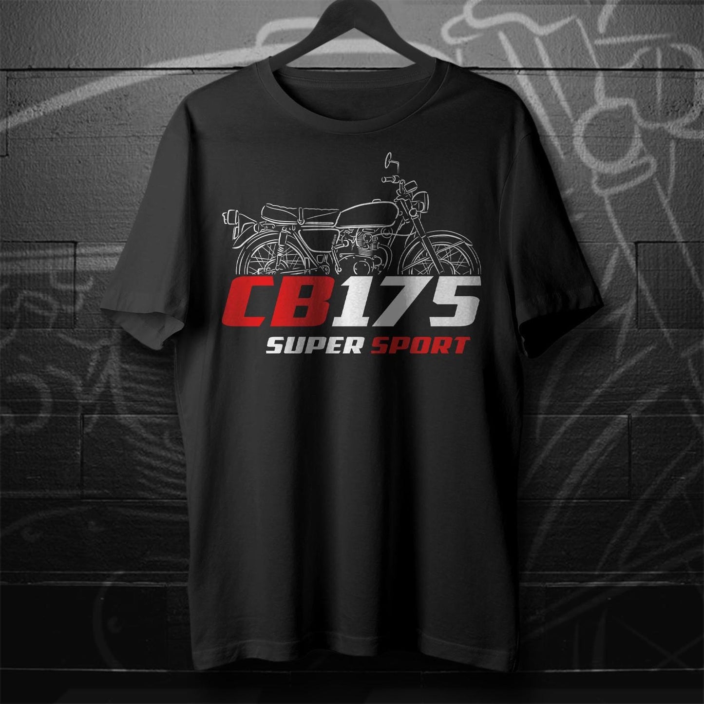Honda CB175 Super Sport Inspired T-Shirt - Motorcycle Tee Shirt