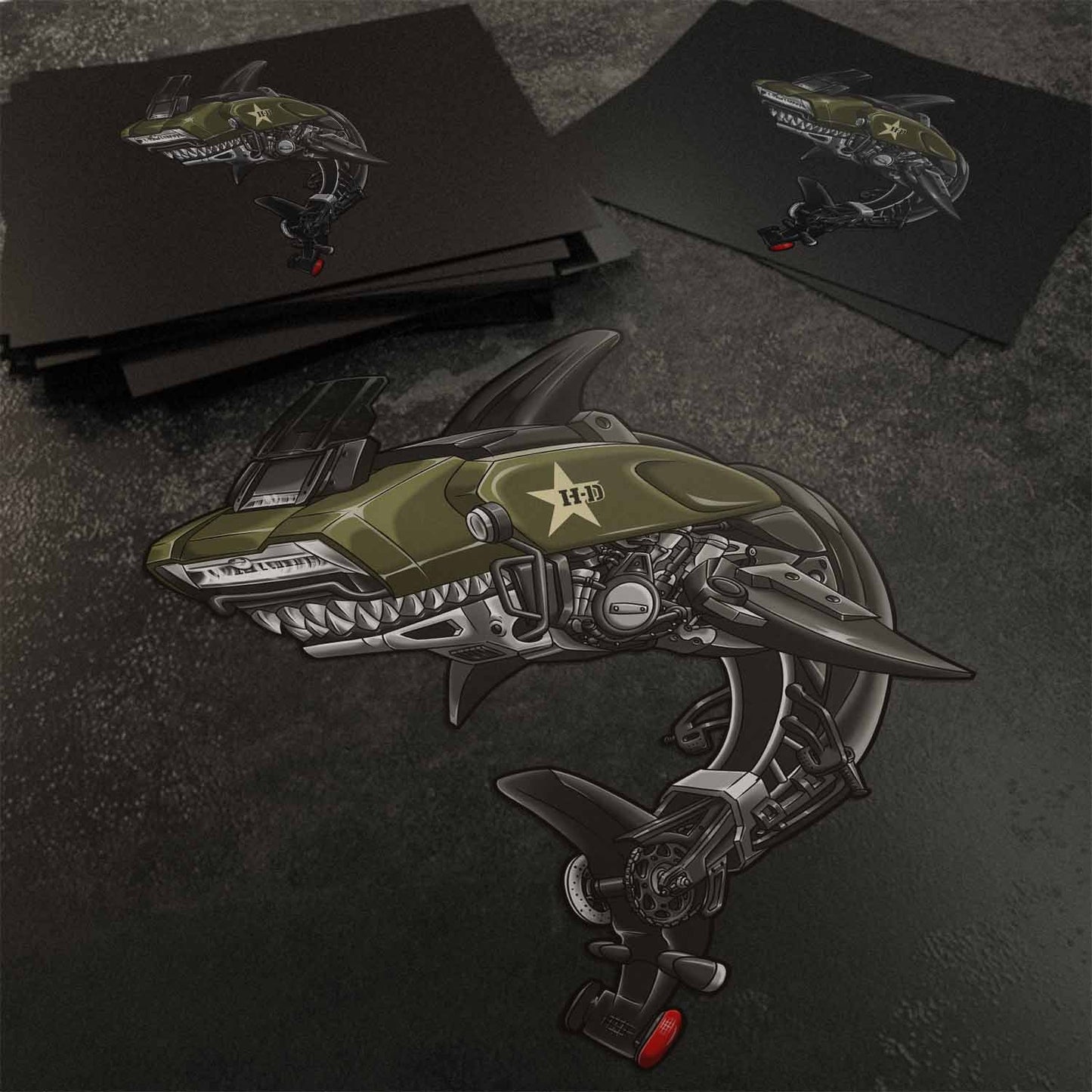 Harley Pan America 1250 Stickers - Set of 3 Biker Motorcycle Decals