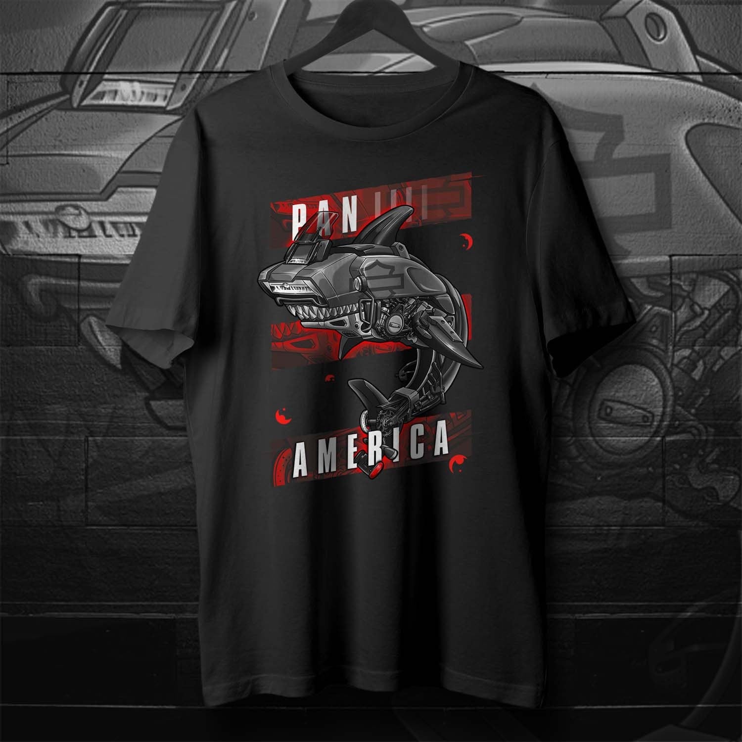 Harley Pan America 1250 T-Shirt - ADV Biker Motorcycle Tee Shirt