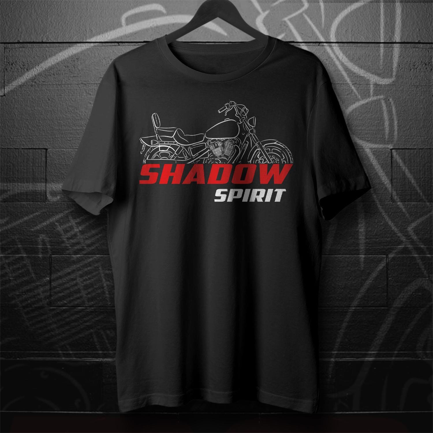 Honda VT1100 Shadow Inspired T-Shirt - Motorcycle Tee Shirt for Riders