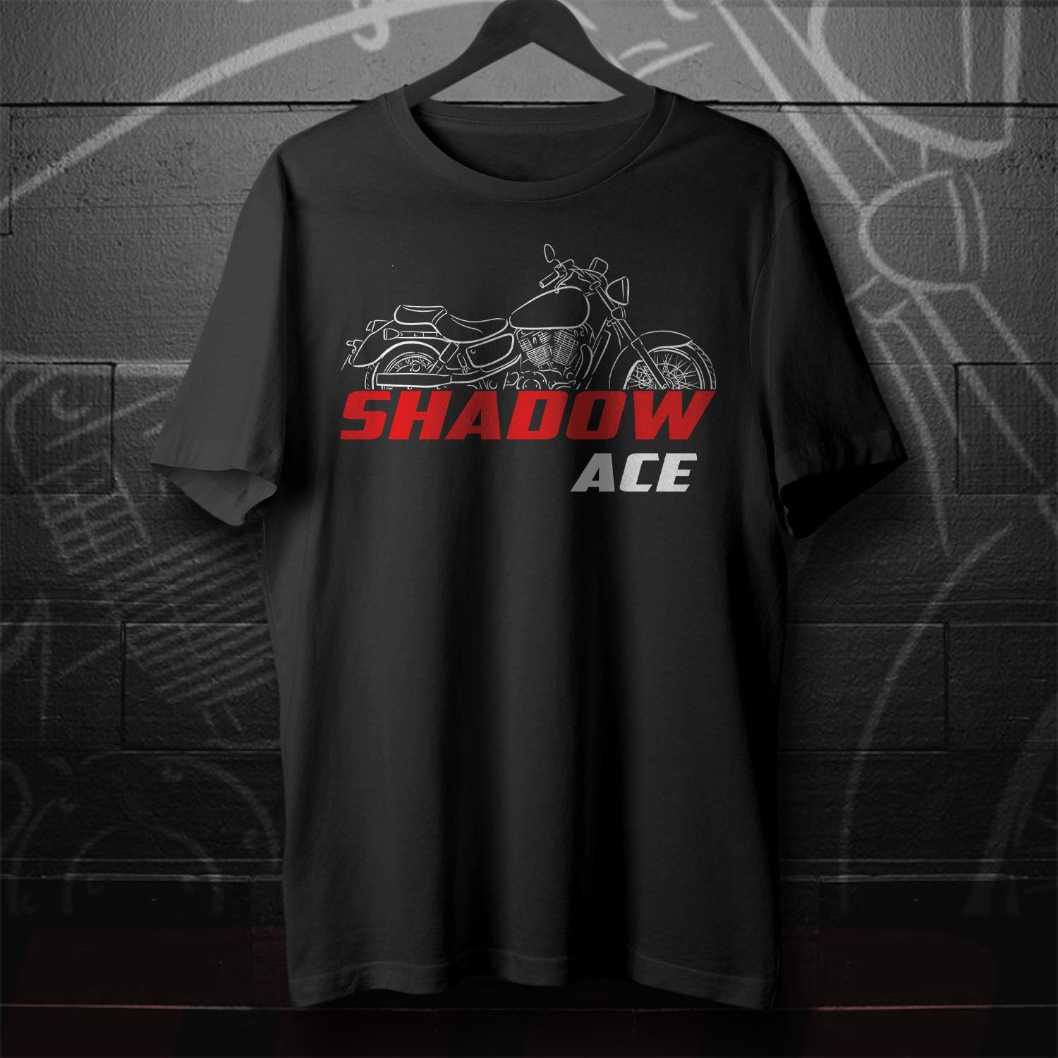Honda VT1100 Shadow Inspired T-Shirt - Motorcycle Tee Shirt for Riders
