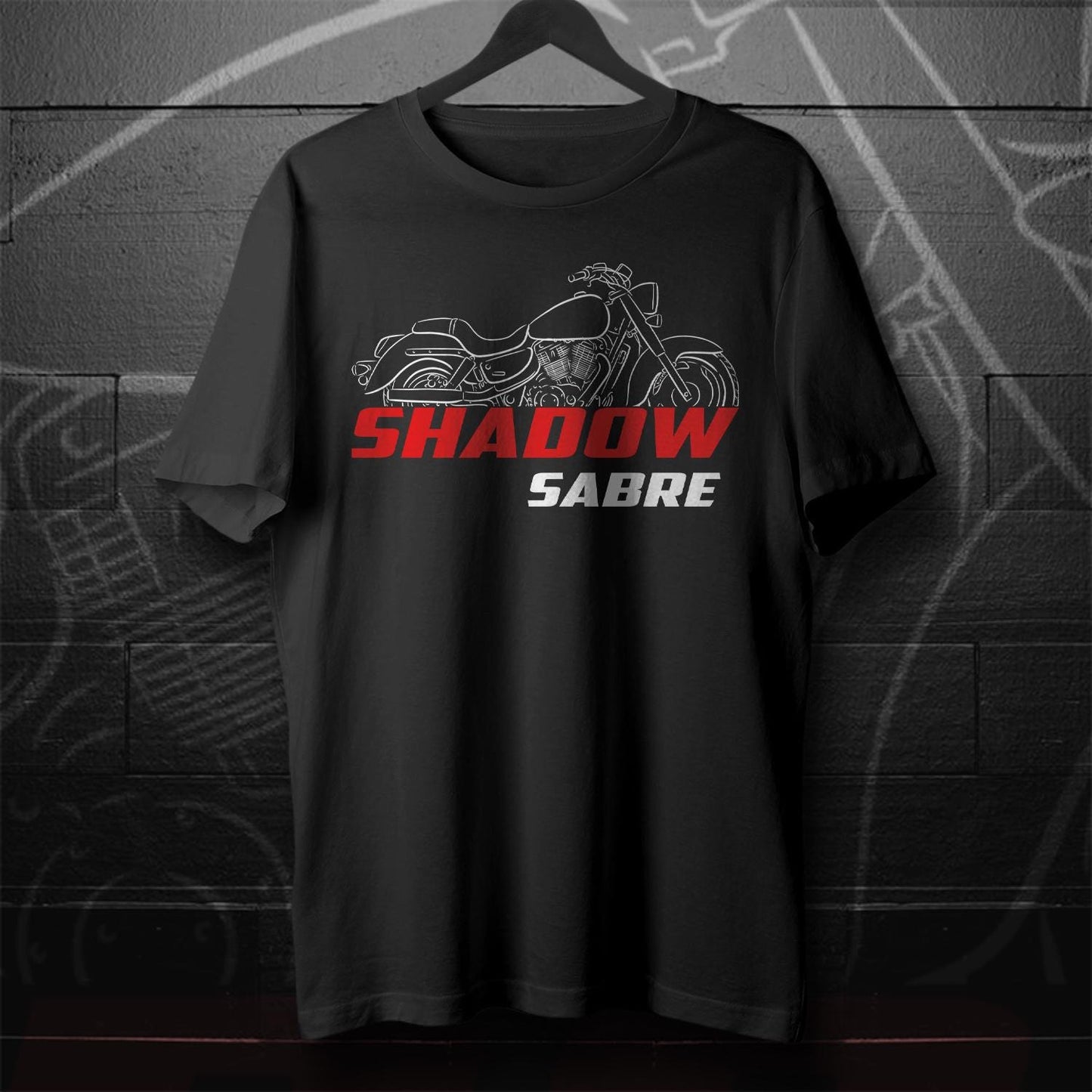 Honda VT1100 Shadow Inspired T-Shirt - Motorcycle Tee Shirt for Riders