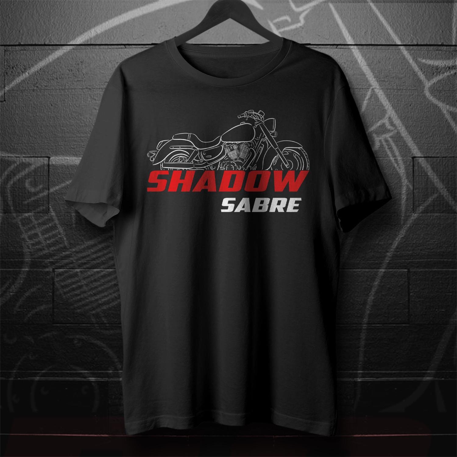Honda VT1100 Shadow Inspired T-Shirt - Motorcycle Tee Shirt for Riders