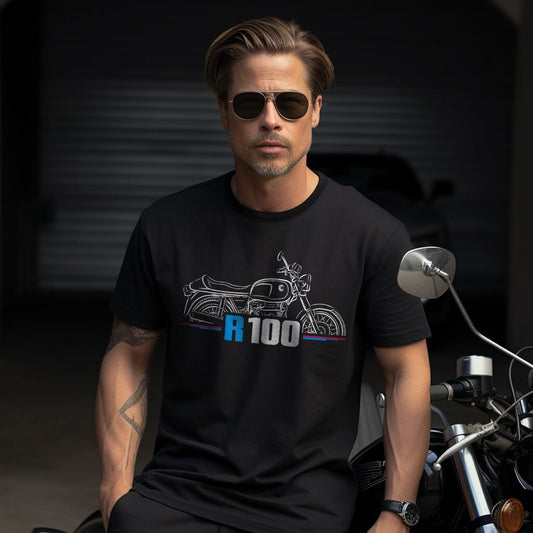 BMW R100 T-Shirt - Motorcycle Tee Shirt for Motorrad Riders