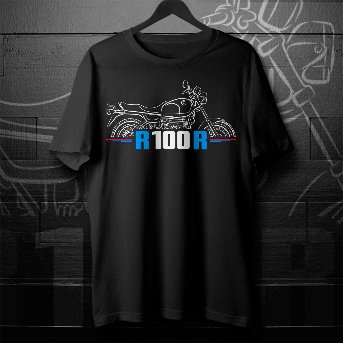 BMW R100 T-Shirt - Motorcycle Tee Shirt for Motorrad Riders
