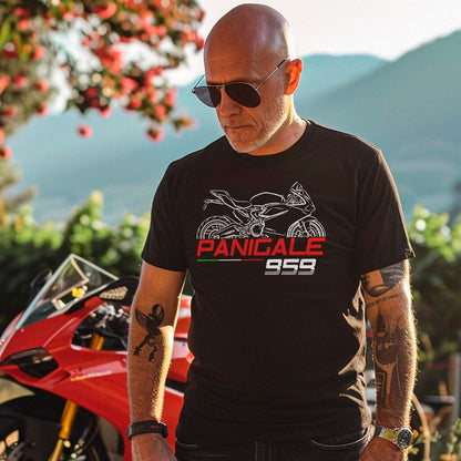 Ducati Panigale 959 Inspired T-Shirt - Motorcycle Tee Shirt for Riders