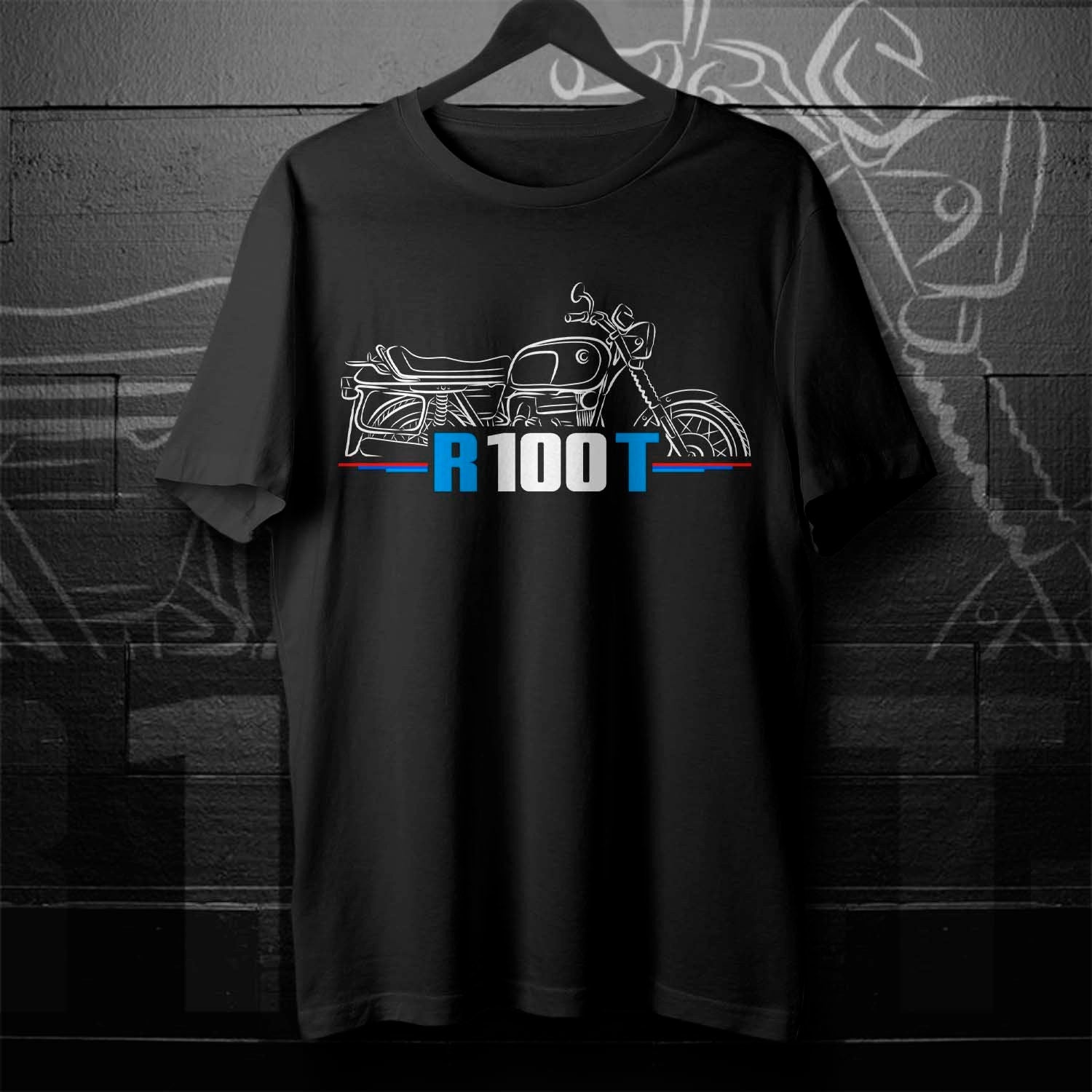 BMW R100 T-Shirt - Motorcycle Tee Shirt for Motorrad Riders