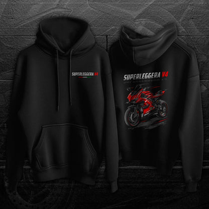 Ducati Superleggera V4 Hoodie - Motorcycle Sweatshirt for Riders