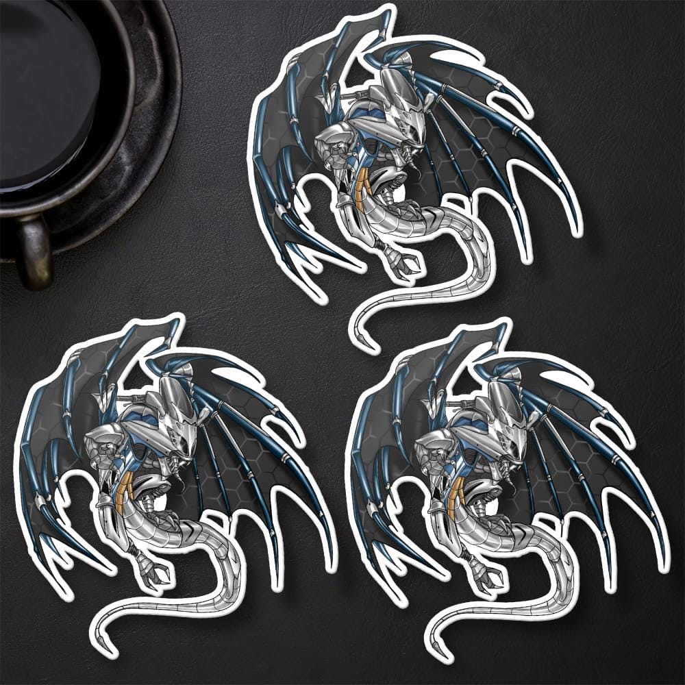 Yamaha FJR1300 2001-07 Inspired Stickers - Set of 3 Motorcycle Decals