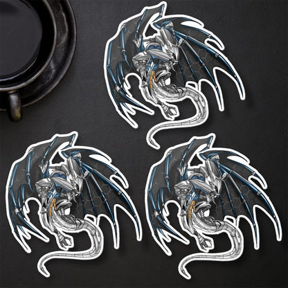 Yamaha FJR1300 2001-07 Inspired Stickers - Set of 3 Motorcycle Decals