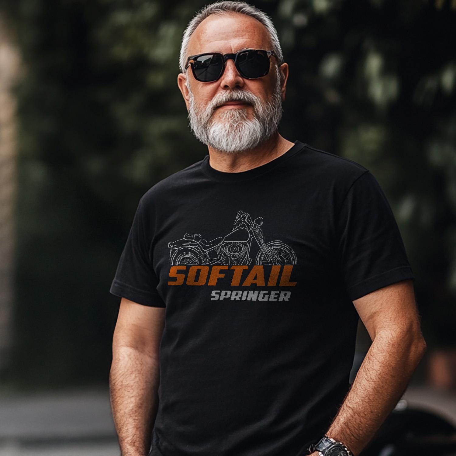 Harley-Davidson FXSTS & FXSTSI Softail Springer Inspired T-Shirt - Biker Motorcycle Tee Shirt