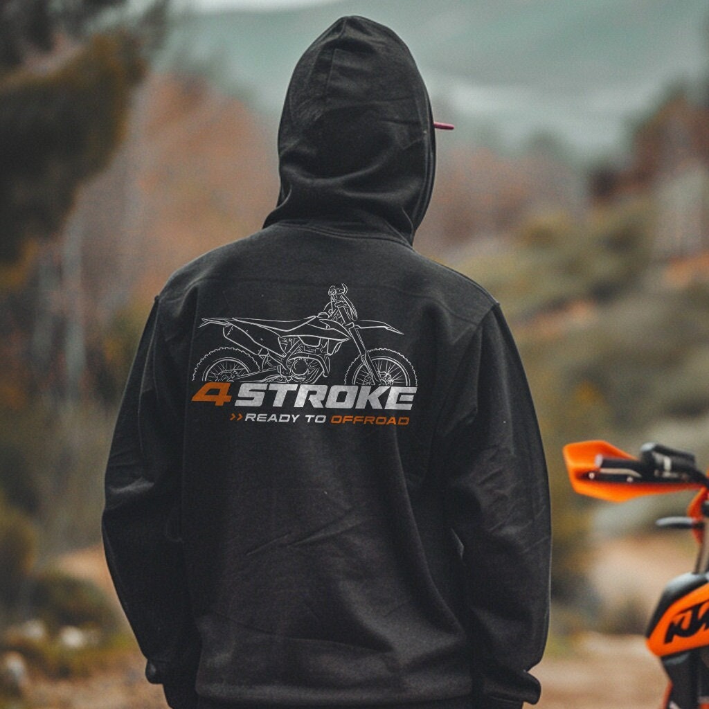 KTM 500 XCF-W Hoodie - Motorcycle Sweatshirt for Riders