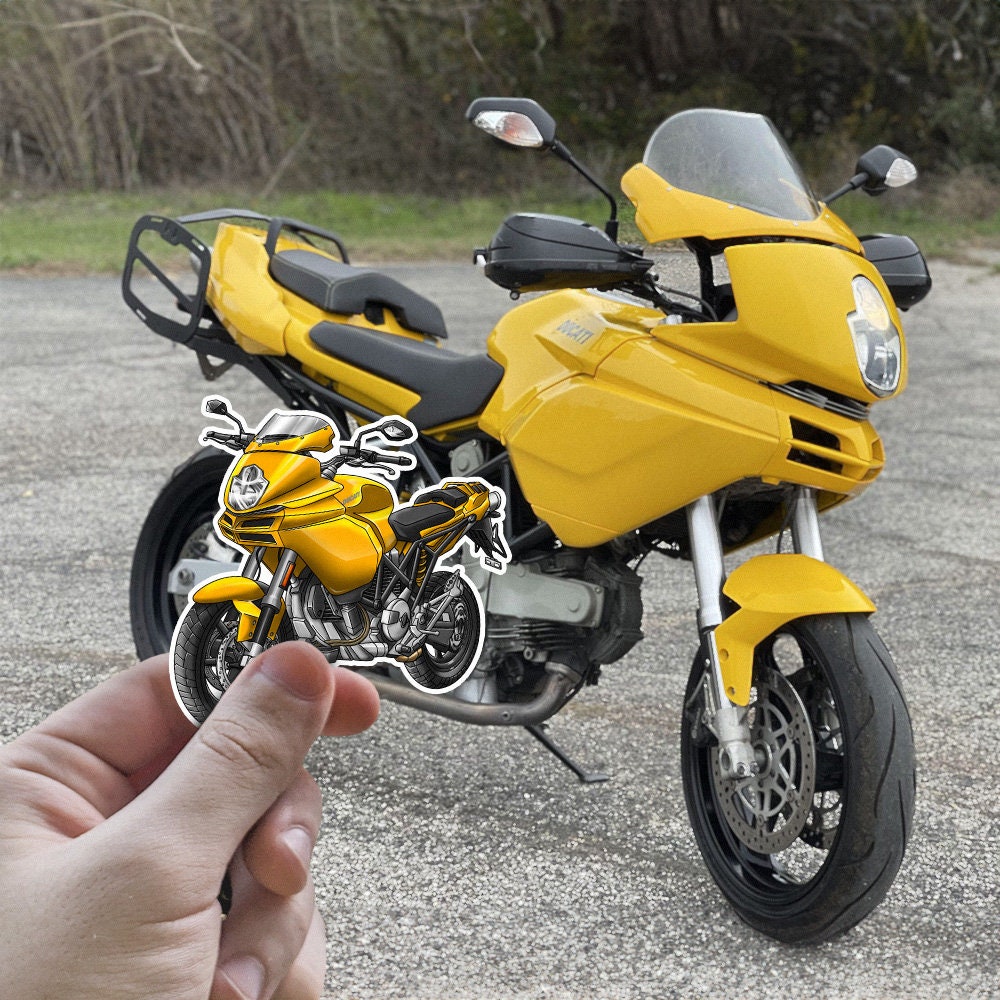 Ducati Multistrada 620 Stickers - Set of 3 Motorcycle Decals for ADV Riders