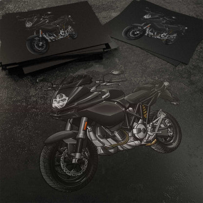 Ducati Multistrada 620 Stickers - Set of 3 Motorcycle Decals for ADV Riders
