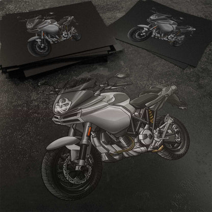 Ducati Multistrada 620 Stickers - Set of 3 Motorcycle Decals for ADV Riders